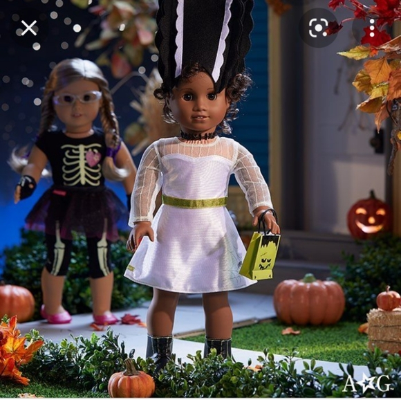 AG Truly Me Mod Monster Bride of Frankenstein Halloween American Girl Outfit Set - Picture 2 of 15